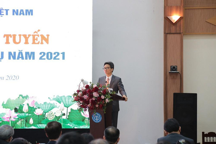 Phó Thủ tướng Vũ Đức Đam phát biểu tại hội nghị.