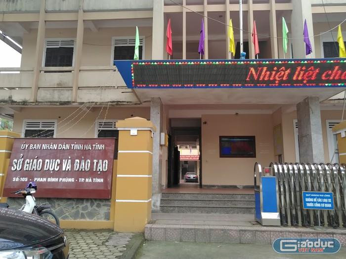 Sở Giáo dục và Đào tạo Hà Tĩnh (Ảnh: Lại Cường) Sở Giáo dục và Đào tạo Hà Tĩnh (Ảnh: Lại Cường)