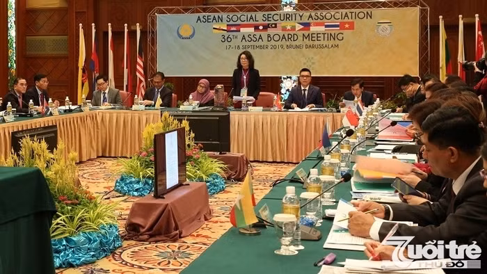 Hội nghị Hiệp hội An sinh xã hội ASEAN lần thứ 36. (Ảnh: Tuoitrethudo.com.vn)