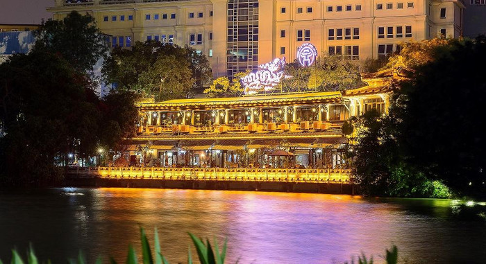 Nhà hàng Thủy Tạ lung linh bên Hồ Hoàn Kiếm Nhà hàng Thủy Tạ lung linh bên Hồ Hoàn Kiếm