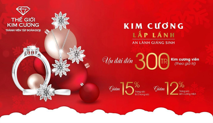 Đến Thế Giới Kim Cương để thỏa sức mua sắm đón Noel. Đến Thế Giới Kim Cương để thỏa sức mua sắm đón Noel.
