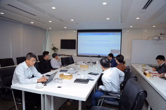 Hội thảo trực tuyến tại điểm cầu PVEP.