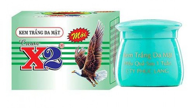 Kem trắng da mặt – X2 không đạt chất lượng bị thu hồi. Kem trắng da mặt – X2 không đạt chất lượng bị thu hồi.