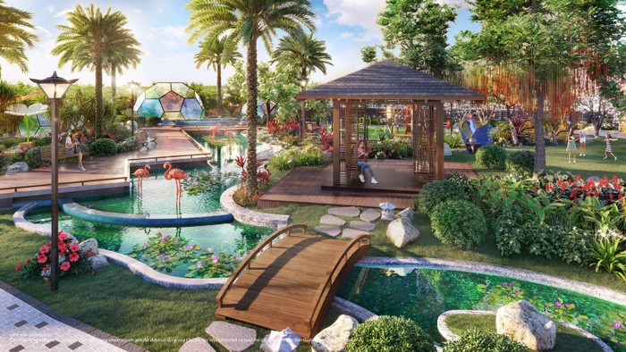 Vườn trên không với 16 tiện ích được thiết kế độc đáo là đặc quyền riêng có của cư dân Vinhomes Sky Park. Vườn trên không với 16 tiện ích được thiết kế độc đáo là đặc quyền riêng có của cư dân Vinhomes Sky Park.