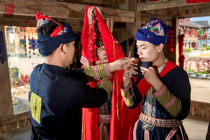 Tái hiện đám cưới người Dao Đỏ tại Bản Mây.