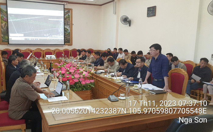 Buổi làm việc giữa lãnh đạo huyện Nga Sơn với NPMB diễn ra sáng ngày 17/11/2023 Buổi làm việc giữa lãnh đạo huyện Nga Sơn với NPMB diễn ra sáng ngày 17/11/2023