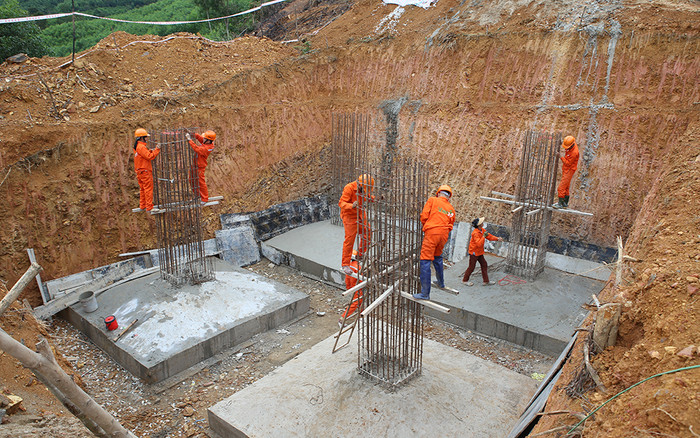 Thi công vị trí móng 168 đường dây 220kV Nậm Sum – Nông Cống, thuộc địa bàn tỉnh Nghệ An, tháng 11/2023. Thi công vị trí móng 168 đường dây 220kV Nậm Sum – Nông Cống, thuộc địa bàn tỉnh Nghệ An, tháng 11/2023.