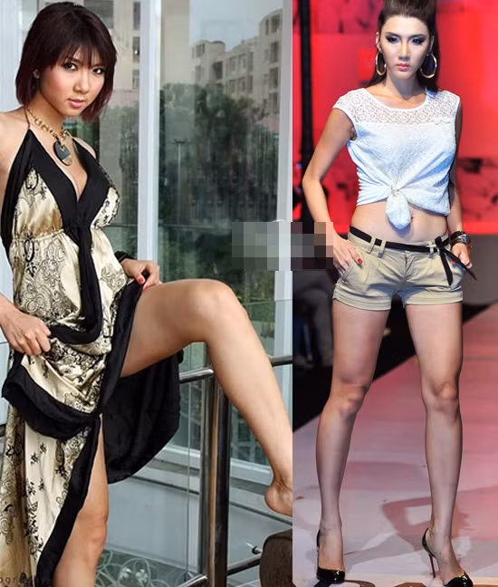 Ngọc Quyên chân cũng không được thon thả cho lắm, và cô vẫn vô tư diện quần đùi hay vén váy cao