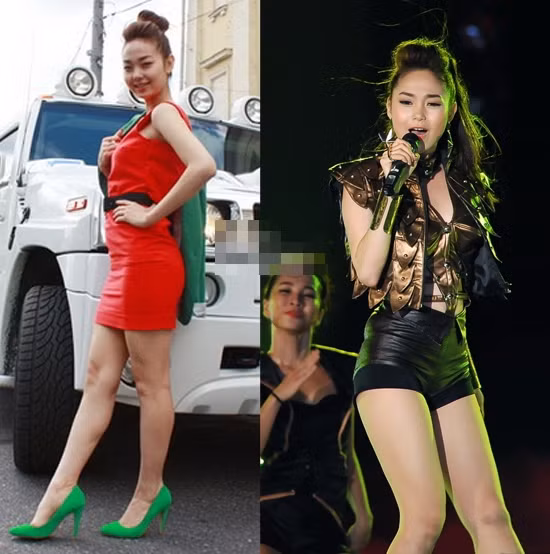 Minh Hằng có một "tì vết" duy nhất là cặp giò