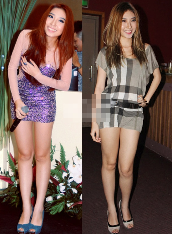 Khổng Tú Quỳnh chẳng ngại ngần khoe cặp đùi có bắp to Khổng Tú Quỳnh chẳng ngại ngần khoe cặp đùi có bắp to