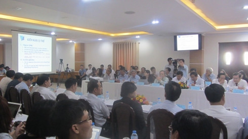 Toàn cảnh buổi làm việc với sự tham dự của đầy đủ lãnh đạo các Sở, ban ngành TP.HCM (ảnh: P.L)