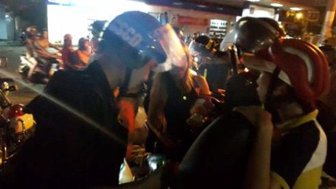 Cảnh sát cơ động tăng cường kiểm tra, tội phạm ở TP.HCM giảm 20% (ảnh minh họa của P.L)