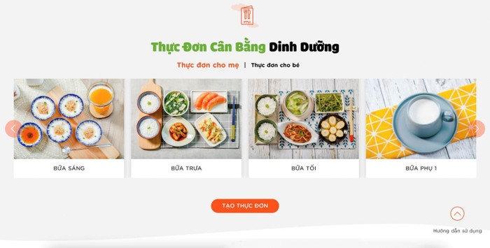Thực đơn mẫu một ngày cho mẹ gợi ý từ Phần mềm. Thực đơn mẫu một ngày cho mẹ gợi ý từ Phần mềm.