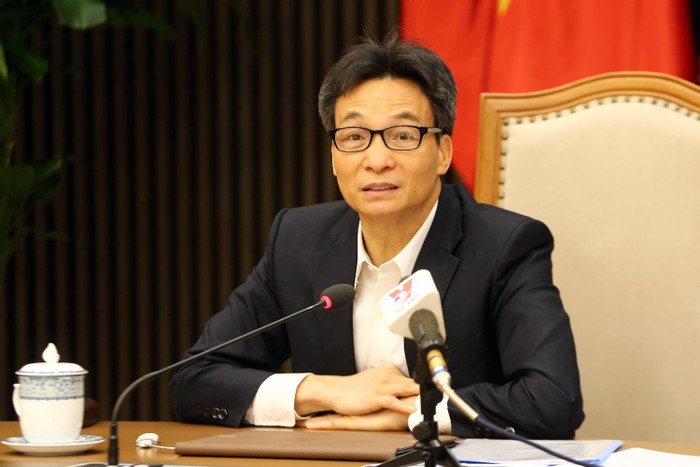 Phó Thủ tướng Vũ Đức Đam, Trưởng Ban Chỉ đạo quốc gia phòng chống dịch bệnh COVID-19 chủ trì cuộc họp Thường trực Ban Chỉ đạo sáng 19/3. Ảnh: VGP/Đình Nam Phó Thủ tướng Vũ Đức Đam, Trưởng Ban Chỉ đạo quốc gia phòng chống dịch bệnh COVID-19 chủ trì cuộc họp Thường trực Ban Chỉ đạo sáng 19/3. Ảnh: VGP/Đình Nam