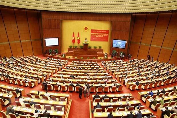 Quang cảnh Hội nghị tại điểm cầu chính - Phòng họp Diên Hồng, Nhà Quốc hội (Hà Nội). (Ảnh: Phương Hoa/TTXVN) Quang cảnh Hội nghị tại điểm cầu chính - Phòng họp Diên Hồng, Nhà Quốc hội (Hà Nội). (Ảnh: Phương Hoa/TTXVN)