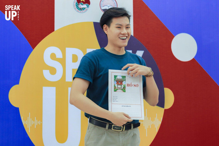 Khoảnh khắc vui mừng của thí sinh khi nhận được lời khen từ Ban giám khảo. Khoảnh khắc vui mừng của thí sinh khi nhận được lời khen từ Ban giám khảo.