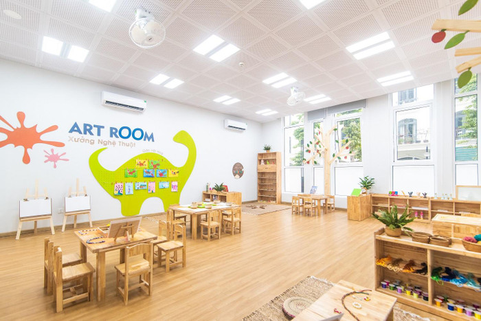 Hình ảnh phòng học nghệ thuật của học sinh Mầm non Vinschool Star City Hình ảnh phòng học nghệ thuật của học sinh Mầm non Vinschool Star City