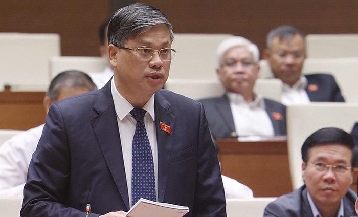 Đại biểu Nguyễn Sĩ Cương (đoàn Ninh Thuận) - Ảnh VGP