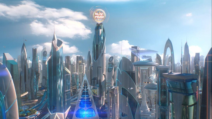 Thành phố Trí Tuệ Nhân Tạo giúp trẻ em xuyên không đến tương lai niên đại 2500. Thành phố Trí Tuệ Nhân Tạo giúp trẻ em xuyên không đến tương lai niên đại 2500.