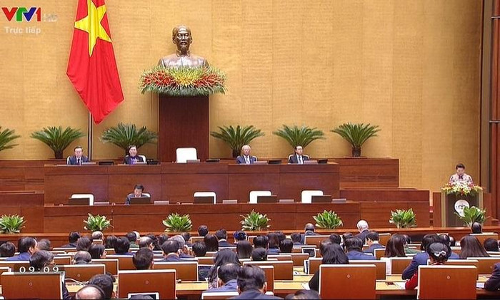 Phiên khai mạc kỳ họp thứ 11, Quốc hội khóa XIV sáng 24/3. Phiên khai mạc kỳ họp thứ 11, Quốc hội khóa XIV sáng 24/3.