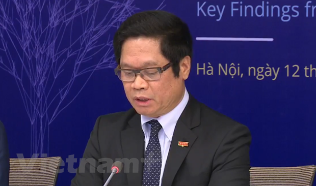 Ông Vũ Tiến Lộc, Chủ tịch Phòng Thương mại và Công nghiệp Việt Nam phát biểu. (Ảnh: Vietnam+) Ông Vũ Tiến Lộc, Chủ tịch Phòng Thương mại và Công nghiệp Việt Nam phát biểu. (Ảnh: Vietnam+)