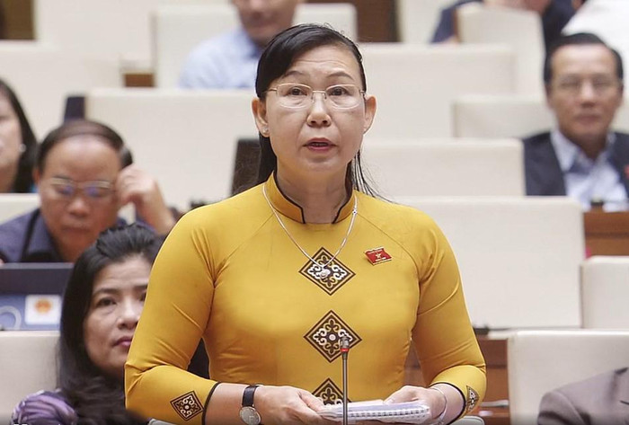 Đại biểu Phan Thị Mỹ Dung (đoàn Long An)