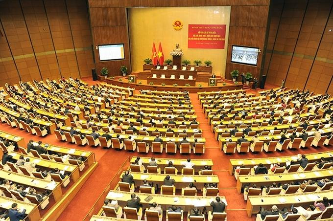 Điểm cầu chính của Hội nghị đặt tại phòng họp Diên Hồng, tòa nhà Quốc hội. Điểm cầu chính của Hội nghị đặt tại phòng họp Diên Hồng, tòa nhà Quốc hội.