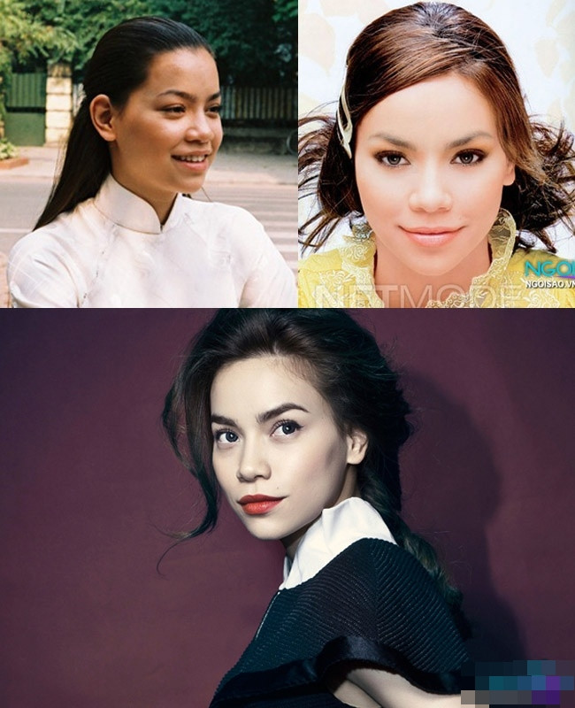 Nét đẹp "lai Pháp" của Hồ Ngọc Hà thời xa xưa với cánh mũi to và bạnh đã được cô nàng "làm ảo thuật" trở nên thon gọn đến bất ngờ. Nét đẹp "lai Pháp" của Hồ Ngọc Hà thời xa xưa với cánh mũi to và bạnh đã được cô nàng "làm ảo thuật" trở nên thon gọn đến bất ngờ.