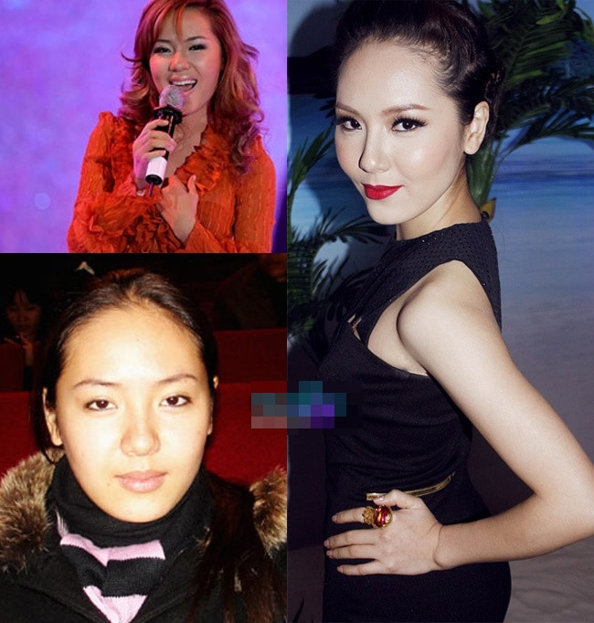 Phải công nhận rằng chiếc mũi "sơ khai" khiến gương mặt Phương Linh quê mùa hơn hẳn. Nhưng dường như chiếc mũi mới có phần cao quá đà lại khiến cô trông như một con búp bê vô hồn. Phải công nhận rằng chiếc mũi "sơ khai" khiến gương mặt Phương Linh quê mùa hơn hẳn. Nhưng dường như chiếc mũi mới có phần cao quá đà lại khiến cô trông như một con búp bê vô hồn.