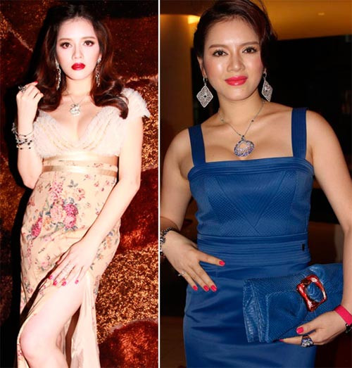 3. Lý Nhã Kỳ Lý Nhã Kỳ sở hữu một khối tài sản khổng lồ, cô thừa khả năng để mua những bộ váy áo hàng hiệu đắt tiền. Thế nhưng dù diện trên người những bộ cánh có giá trị lên đến hàng tỷ đồng nhưng phong cách của bà chủ kim cương vẫn không thể thuyết phục được người khác. Sự diêm dúa, quá ham hố phụ kiện đã khiến hình ảnh của cô trở nên sến sẩm hơn.