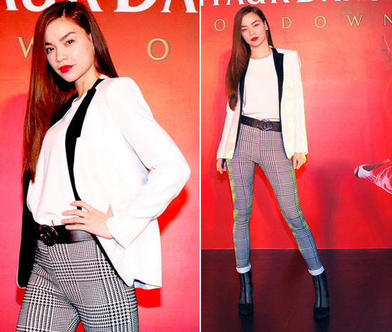 Hà Hồ diện áo blazer trắng cùng quần kẻ bó sát khoe vóc dáng mảnh mai và đặc biệt cô mặc kín vẫn rất quyến rũ Hà Hồ diện áo blazer trắng cùng quần kẻ bó sát khoe vóc dáng mảnh mai và đặc biệt cô mặc kín vẫn rất quyến rũ