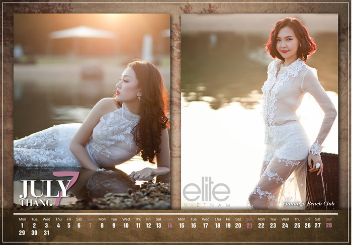 Tháng 7: Diễn viên Hạ Hồng Vân (trái), Người đẹp Áo dài - Hoa hậu Thế giới Người Việt 2010 - Hạ Hoàng Anh Tháng 7: Diễn viên Hạ Hồng Vân (trái), Người đẹp Áo dài - Hoa hậu Thế giới Người Việt 2010 - Hạ Hoàng Anh