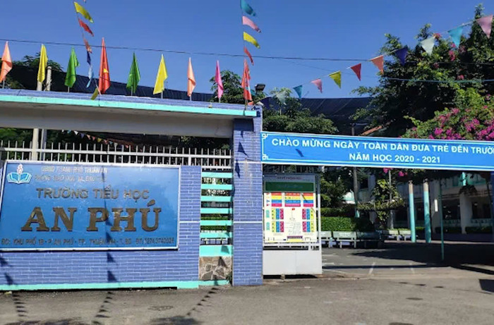 Trường tiểu học An Phú, thành phố Thuận An, tỉnh Bình Dương (ảnh minh họa: CTV) THAnPhuBDuong.jpeg