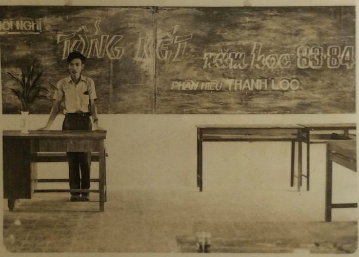 Thầy Nguyễn Văn Ngai vào thời điểm năm học 1983-1984. Ảnh: NVCC NGUYENVANNGAI.jpg