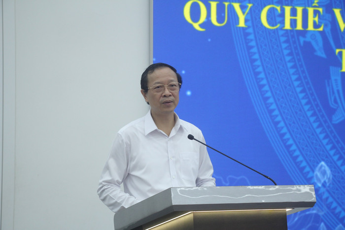 Thứ trưởng Bộ Giáo dục và Đào tạo Phạm Ngọc Thưởng phát biểu tại hội nghị (ảnh: V.D) gdvn_ThutruongThuongthiTN.jpg