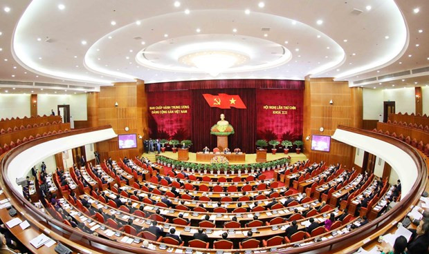 Toàn cảnh Hội nghị Ban Chấp hành Trung ương lần thứ chín, Khóa XII. (Ảnh: TTXVN) Toàn cảnh Hội nghị Ban Chấp hành Trung ương lần thứ chín, Khóa XII. (Ảnh: TTXVN)