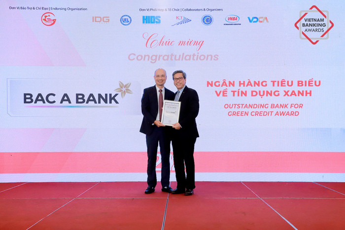 BAC A BANK là Ngân hàng tiêu biểu về Tín dụng xanh năm 2024 anh minh hoa 1.jpg