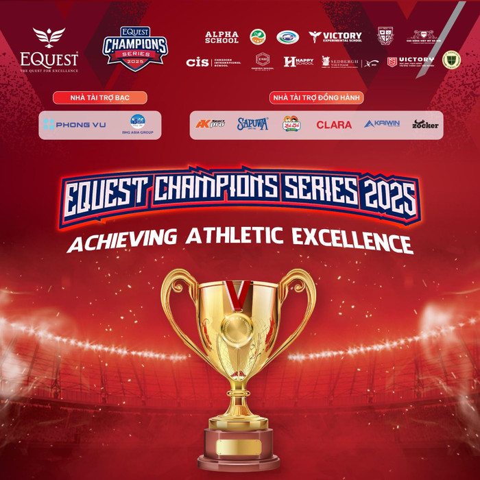 EQuest Champions Series là sự kiện thể thao học đường lớn nhất từ trước đến nay của Tập đoàn Giáo dục EQuest. equest2.jpg