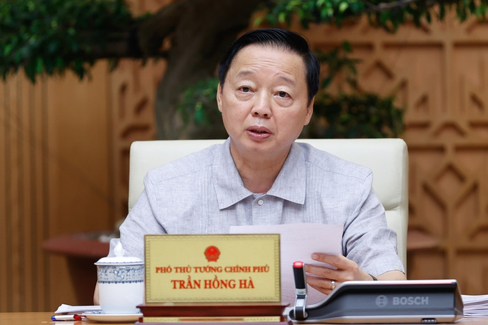 Phó Thủ tướng Trần Hồng Hà phát biểu tại Phiên họp. Ảnh: VGP/Nhật Bắc ptt.jpg