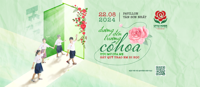 Chương trình được đồng phát sóng trực tiếp trên Fanpage/YouTube Little Roses Foundation, Báo Giáo dục & Thời đại, Human và hơn 40 Fanpage thuộc các trường trong Hệ thống giáo dục Nguyễn Hoàng. MLTY2024 I Poster (có time+location).png
