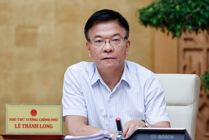 Phó Thủ tướng Lê Thành Long phát biểu tại Phiên họp. Ảnh: VGP/Nhật Bắc pttlethanhlong.jpg