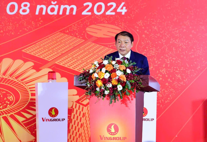 Ông Nguyễn Văn Hùng - Uỷ viên Ban Chấp hành Trung ương Đảng, Bộ trưởng Bộ Văn hoá, Thể thao và Du lịch phát biểu tại sự kiện. A2 (13).jpg