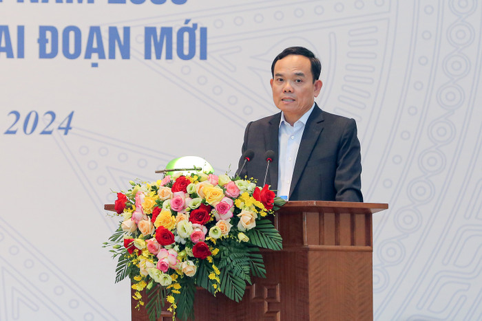 Trưởng Ban Kinh tế Trung ương Trần Lưu Quang phát biểu khai mạc Hội nghị. 3-3.JPG