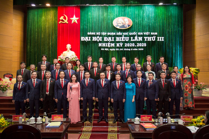 Ban Chấp hành Đảng bộ Tập đoàn Dầu khí Quốc gia Việt Nam nhiệm kỳ 2020-2025.