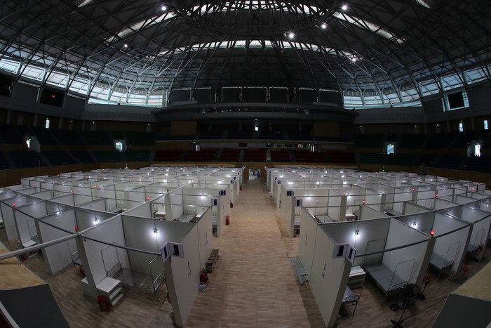 Toàn cảnh bệnh viện dã chiến do Sungroup xây dựng, bàn giao cho Đà Nẵng chống dịch Covid-19. Toàn cảnh bệnh viện dã chiến do Sungroup xây dựng, bàn giao cho Đà Nẵng chống dịch Covid-19.