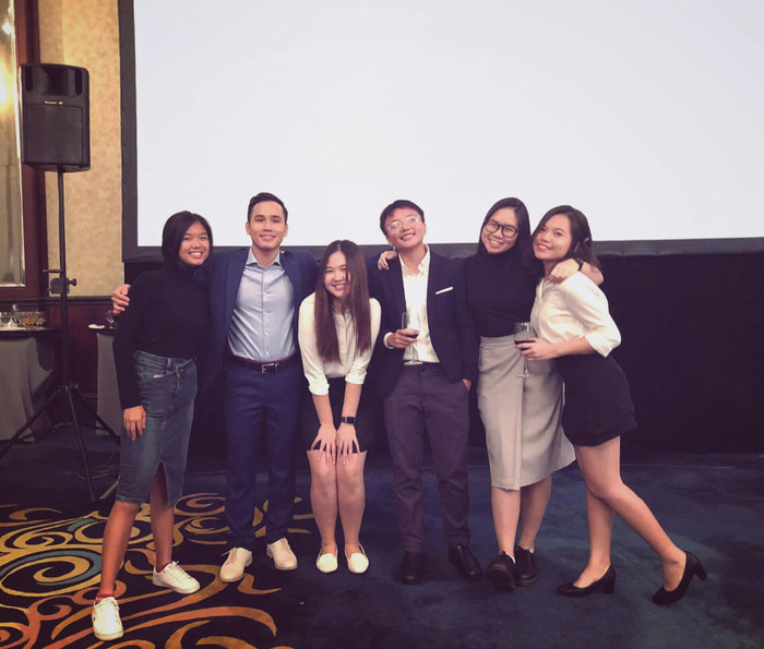 Nguyễn Mỹ Bình An tham dự một sự kiện của Đại sứ quán Việt Nam tổ chức tại Singapore (Ảnh: Nhân vật cung cấp)