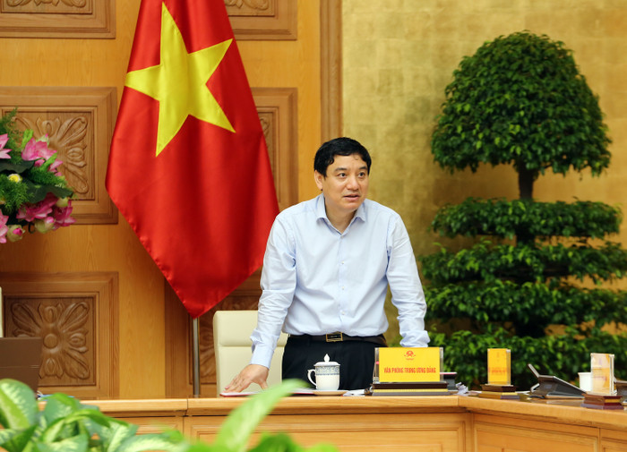 Đồng chí Nguyễn Đắc Vinh, Phó Chánh Văn phòng Trung ương Đảng đề nghị củng cố đội ngũ các “tổ đặc nhiệm” để sẵn sàng ứng phó khi có tình huống phát sinh. Ảnh: VGP/Đình Nam