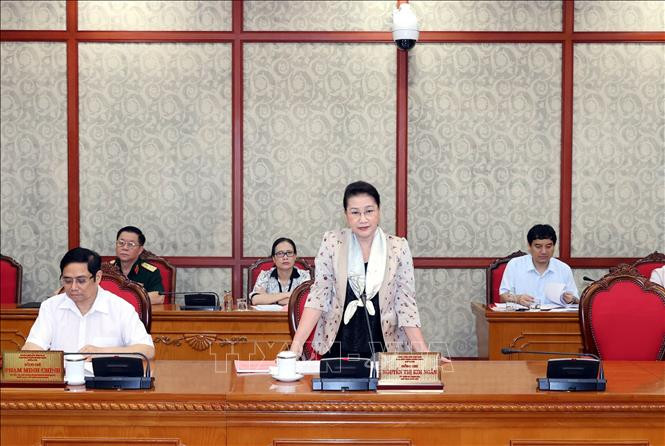 Chiều 28/8/2020, tại Trụ sở Trung ương Đảng, đồng chí Nguyễn Thị Kim Ngân, Ủy viên Bộ Chính trị, Chủ tịch Quốc hội chủ trì cuộc làm việc của Bộ Chính trị với Ban Thường vụ Tỉnh uỷ Lai Châu. Chiều 28/8/2020, tại Trụ sở Trung ương Đảng, đồng chí Nguyễn Thị Kim Ngân, Ủy viên Bộ Chính trị, Chủ tịch Quốc hội chủ trì cuộc làm việc của Bộ Chính trị với Ban Thường vụ Tỉnh uỷ Lai Châu.