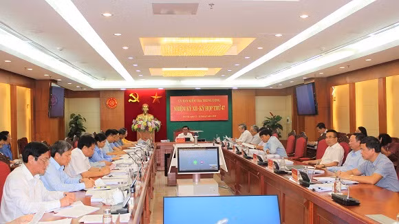 Từ ngày 11 đến 13/8/2020, tại Hà Nội, Ủy ban Kiểm tra Trung ương đã họp Kỳ 47. (Ảnh: Ubkttw.vn)