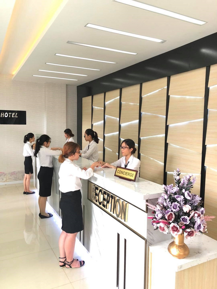 Phòng thực hành lễ tân tại BVU